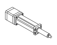 LCA Series Stepper Motor Lead Screw - Model A