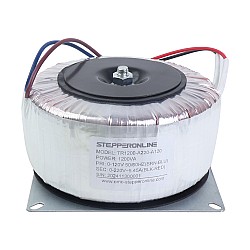 1200VA Single-phase Toroidal Transformer 120VAC to 220VAC 5.45A 50/60Hz